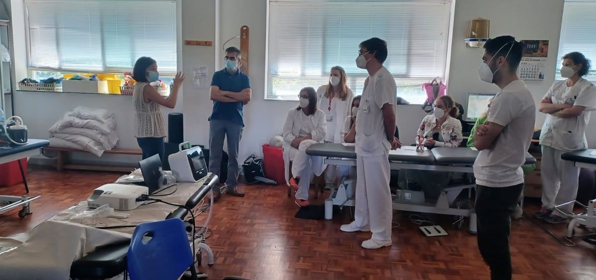 Oximesa lleva al Hospital de Cabueñes los últimos avances tecnológicos en fisioterapia respiratoria
