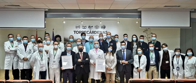 Sello de Excelencia en Gestión de Gases Medicinales al Hospital Universitario Torrecárdenas (Foto. AirLiquide)