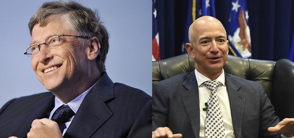 Bill Gates y Jeff Bezos (Foto. Rawpixel)