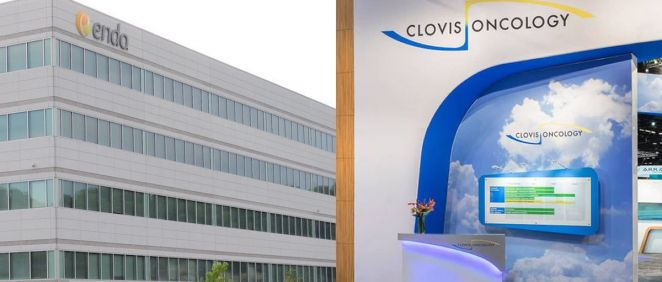 Clovis Oncology y Endo International (Foto. Montaje Consalud)