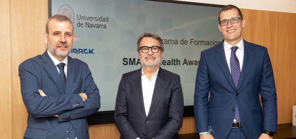 Íñigo Gutiérrez, Manuel Zafra y Horacio Morell (Foto. Merck)