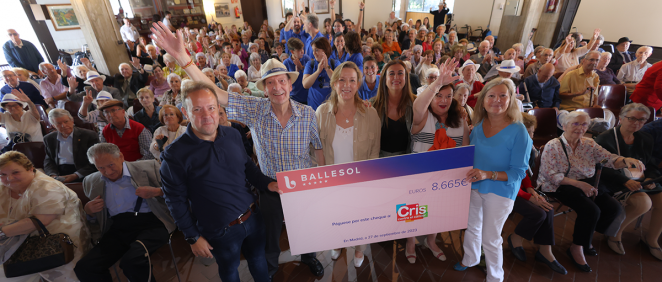 Ballesol recaudar 8.665 para la Fundación CRIS  (Foto. Ballesol)