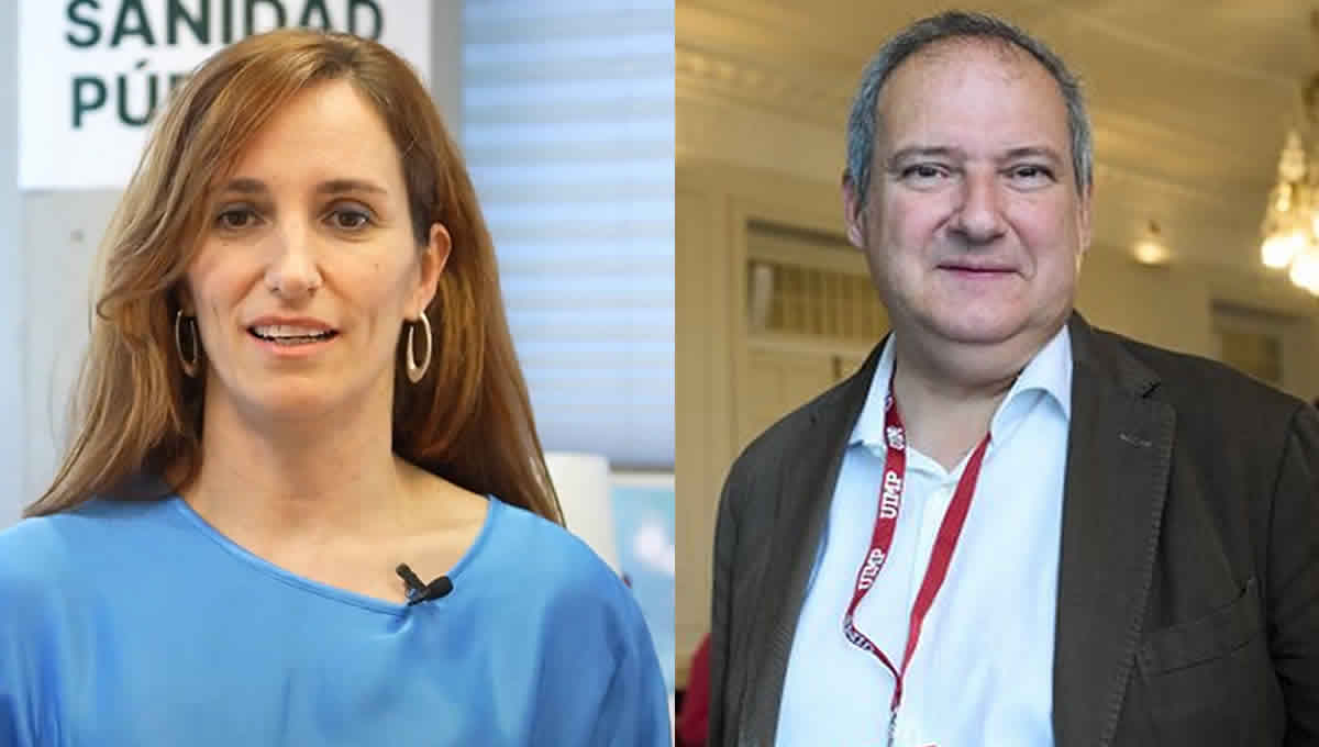 Mónica García, nueva ministra de Sanidad, y el nuevo ministro de Industria, Jordi Hereu (Foto. ConSalud)