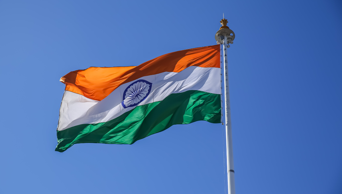 Bandera de la India (Foto. Canva)