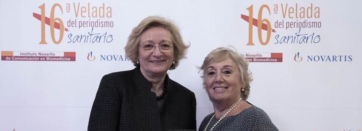 Montserrat Tarrés, directora de Comunicación Corporativa y Relaciones con Pacientes del Grupo Novartis en España, y Mary Sol Berbés, fundadora de Berbés Asociados.