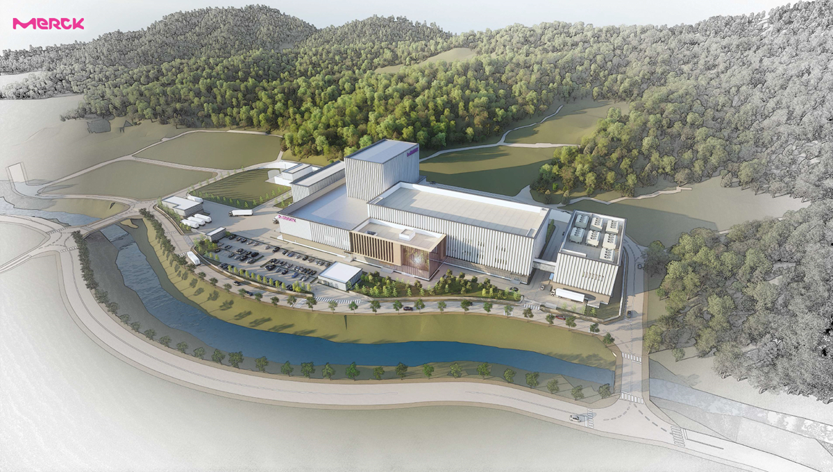 Nueva planta de producción de Merck en Daejeon (Foto. Merck)