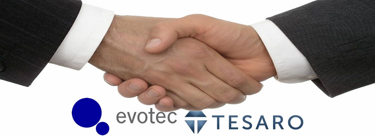 Acuerdo entre Evotec y Tesaro.