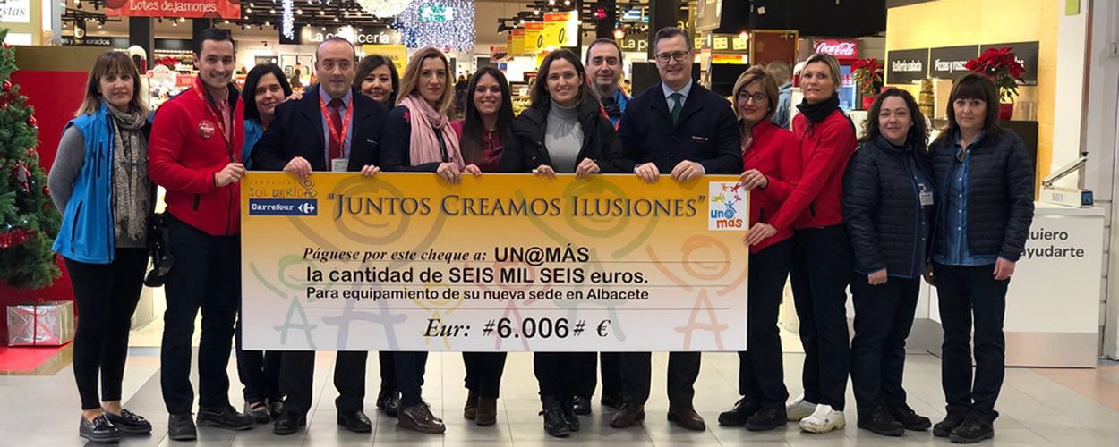 Carrefour Albacete destina más de 6.000 euros a terapias infantiles