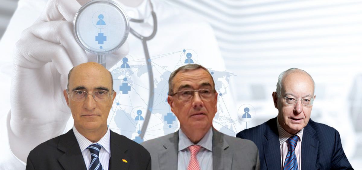 Julián García Vargas, Xavier Pomés e Ignacio Riesgo, creadores de la sociedad VPR Consultores.