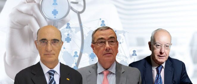 Julián García Vargas, Xavier Pomés e Ignacio Riesgo, creadores de la sociedad VPR Consultores.