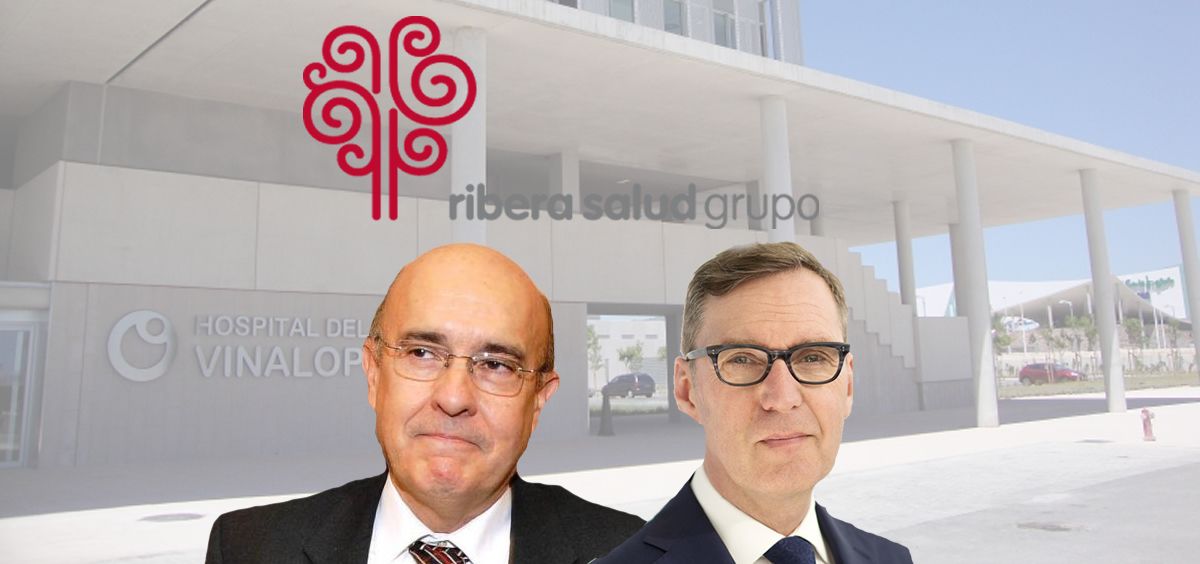 De izq. a dcha.: Boi Ruiz, exconsejero de Salud de la Generalitat de Cataluña y Alan Milburn, exsecretario de Salud del Reino Unido
