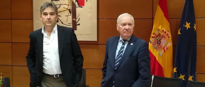 Manuel Cascos y Florentino Pérez Raya, máximos representantes de la Enfermería española