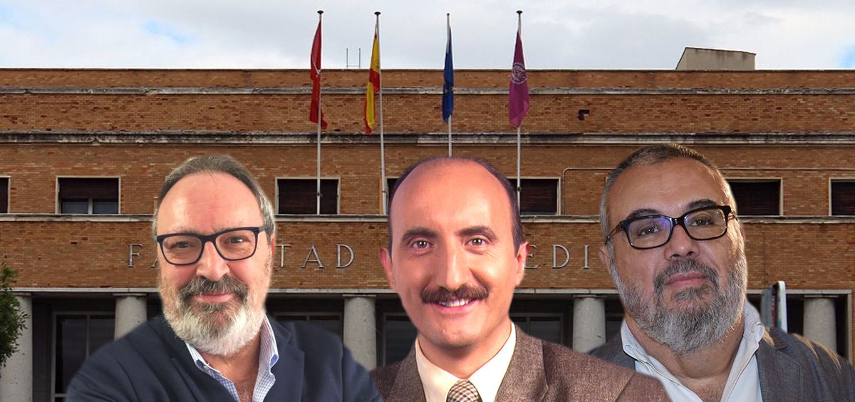 De izq. a dcha.: Juan Blanco, CEO de Mediforum; Alipio Gutiérrez, de Onda Madrid; y Emilio de Benito, de la Asociación Nacional Informadores de Salud. 