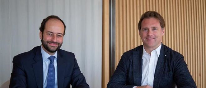 De izq. a dcha.: Raúl Rodríguez, director de BS Capital, y Josep Lluís Sanfeliu, gestor de Asabys Partners.