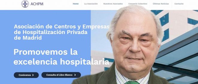 La Asociación de Clínicas y Hospitales Privados de Madrid, liderada por Isidro Díaz de Bustamante, lanza una nueva web