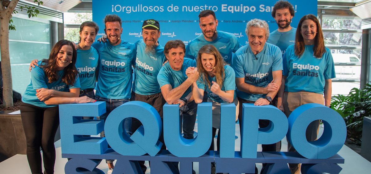 Equipo Sanitas, una representación de grandes deportistas españoles para promocionar hábitos de vida