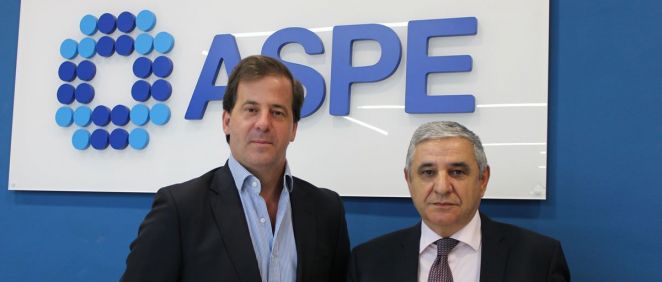 Carlos Rus, secretario general de ASPE, y Cándido Lozano, director comercial y de desarrollo de negocio de Althea