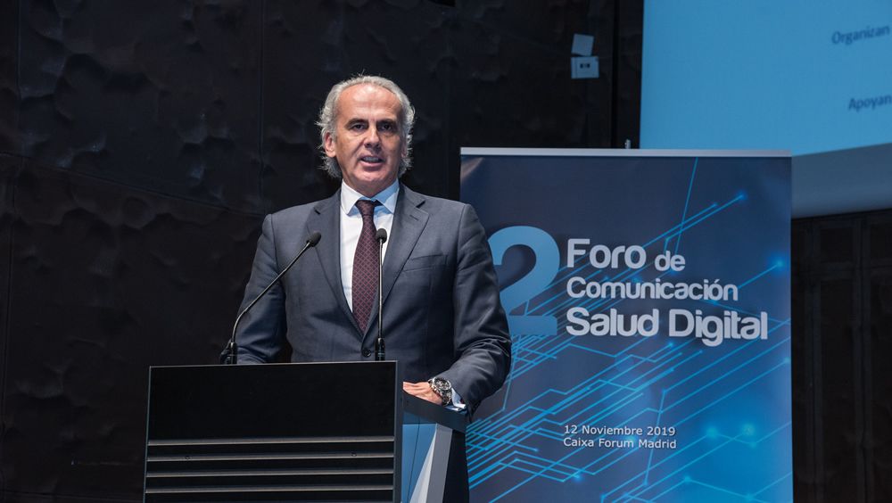 Enrique Ruiz Escudero, consejero de Sanidad de la Comunidad de Madrid, clausura el Foro OCSD