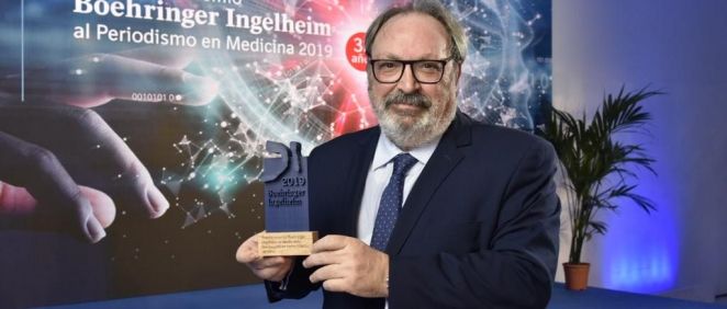 Juan Blanco, CEO del Grupo Mediforum, recoge el Premio Boehringer Ingelheim 2019