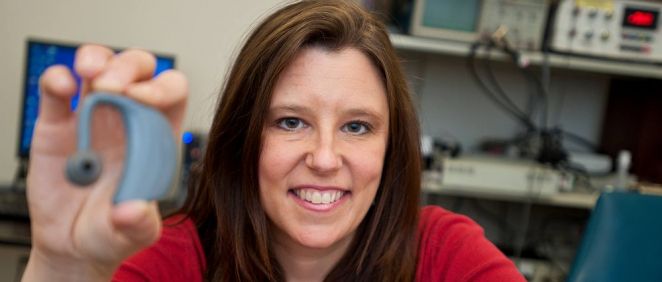 Jessica Huber, investigadora del Departamento de Ciencias del Habla, Lenguaje y Audición de la Universidad de Purdue (Foto: Purdue.edu)