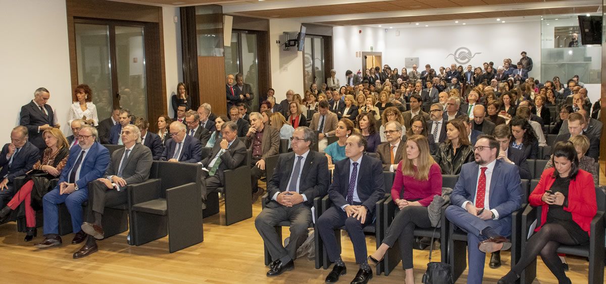 El auditorio de la sede del Grupo Cofares durante la celebración de los Premios SaluDigital 2020 (Oscar Frutos ConSalud.es)