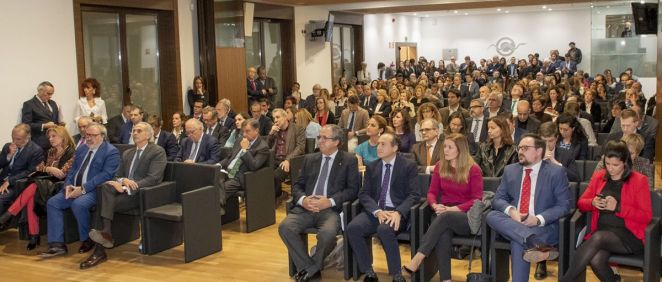 El auditorio de la sede del Grupo Cofares durante la celebración de los Premios SaluDigital 2020 (Oscar Frutos ConSalud.es)