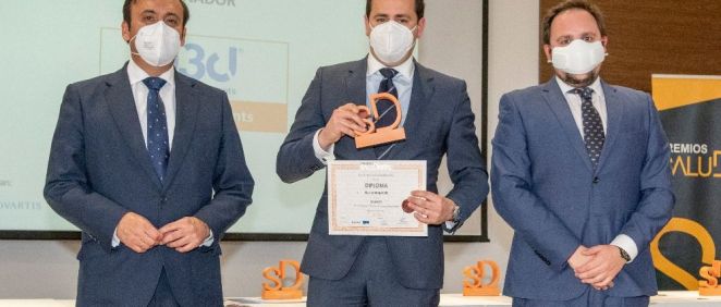 Manuel Castro, premio Mejor Iniciativa en Salud Digital (Foto. Oscar Frutos)