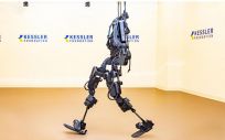 Un exoesqueleto robótico utilizado en la investigación de lesiones de la médula espinal