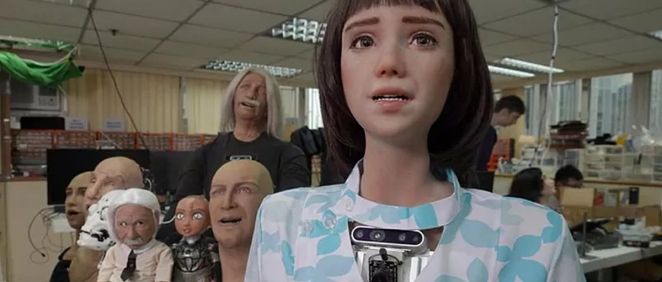 Grace, la robot humanoide sanitaria para pacientes con Covid. (Foto. Reuters)