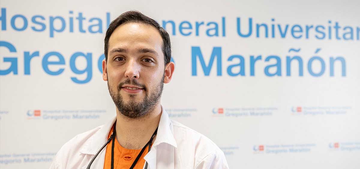 Raúl Antúnez Conde, autor del estudio para la implementación de la impresión 3D en la cirugía de reconstrucción del volumen orbitario (Foto. Hospital Gregorio Marañón)