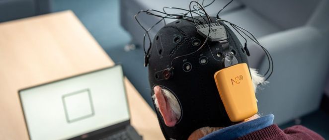 Una gorra de EEG podría diagnosticar de forma precoz el alzhéimer (Foto. Universidad de Bath)