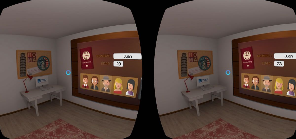 Programas de realidad virtual como CicerON ayudan a las personas con TEA a hablar en público (Foto. U tad)