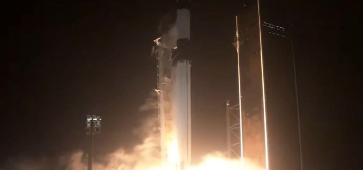 Imagen del lanzamiento de SpaceX Dragon. (Foto. NASA)