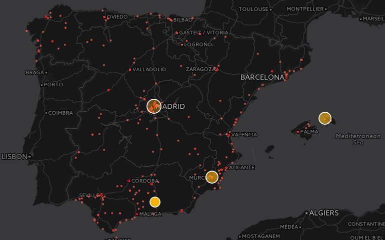 El mapa interactivo de alergias en España según Twitter