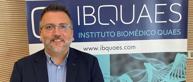 El responsable del Instituto Biomédico QUAES (IBQUAES), Rubén Hinarejos.