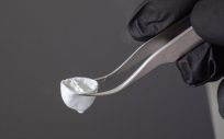 Ventrículo artificial que imita las fibras musculares helicoidales (Foto. Medgadget)