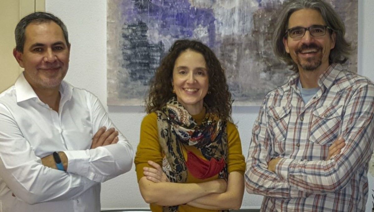 Jordi Pereta, Yael Azagury y Josep Ponsa, creadores de 'My Medic Eye' (Foto. (My Medic Eye)
