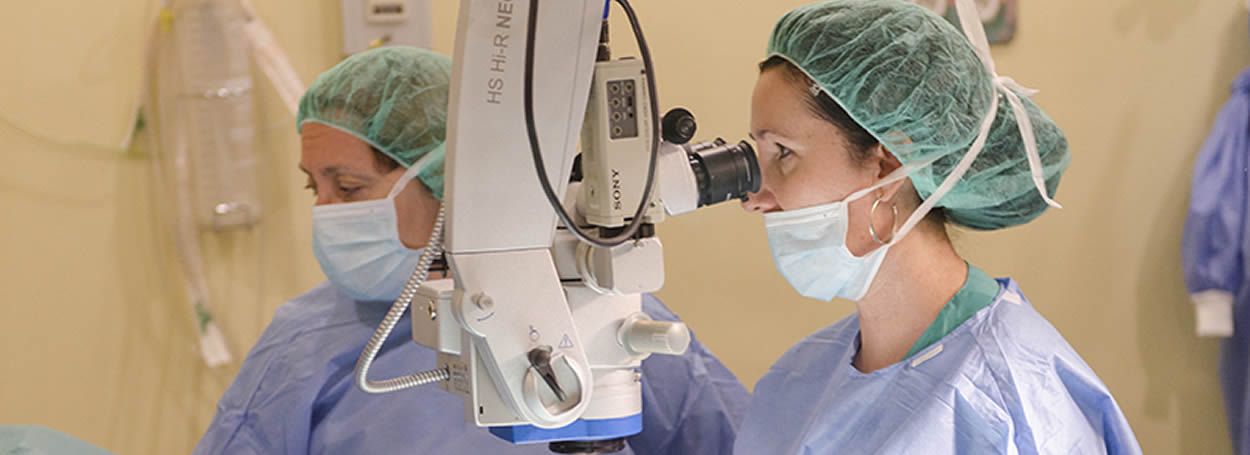 El equipo del Hospital Gregorio Marañón ha mejorado la técnica al realizar una sutura colgante en los debilitamientos musculares mayores de tres milímetros.