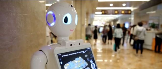 El robot Xiao Yi, que significa pequeño doctor
