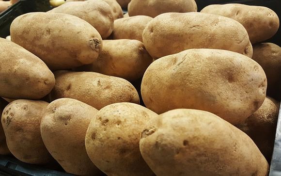 Las patatas son una gran fuente de almidón. 
