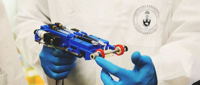Sistema de impresión 3D desarrollado por un equipo de investigadores de la Universidad de Toronto (Canadá)