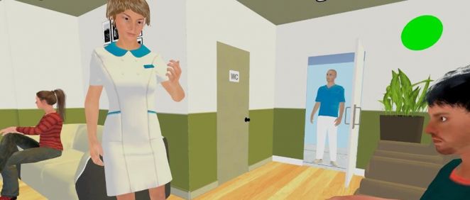 La aplicación Virtea genera situaciones de realidad virtual como una visita al médico