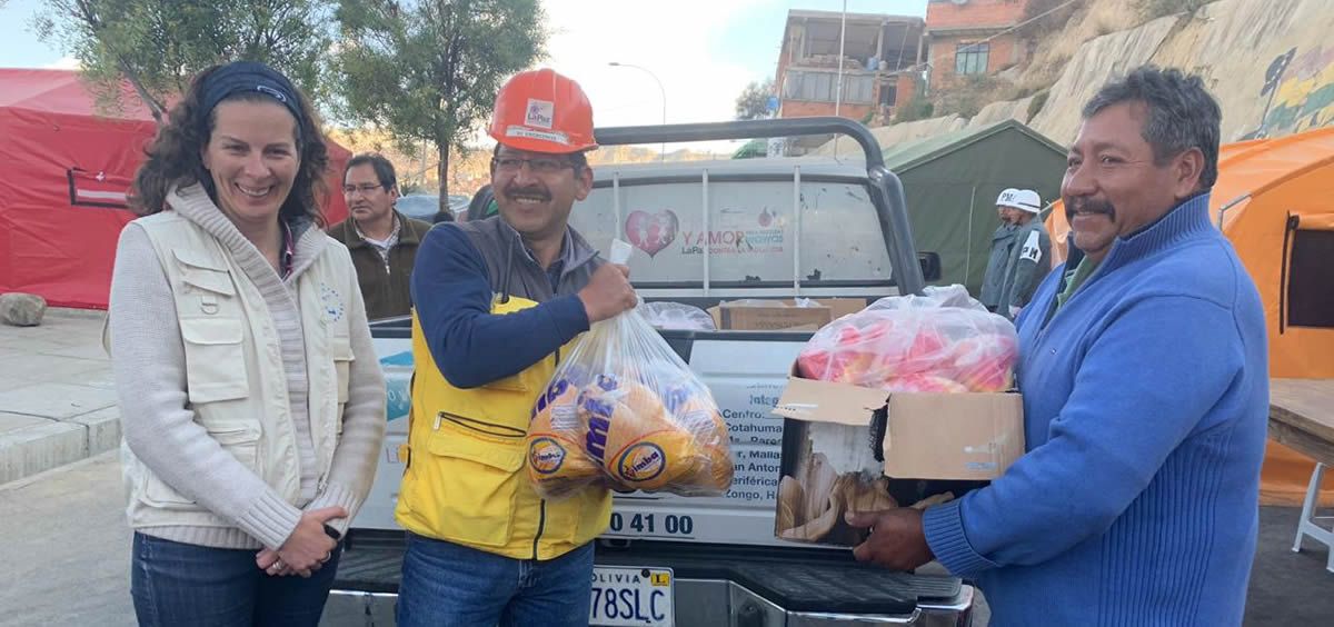 Enfermeras Para el Mundo, con el apoyo económico del Colegio de Enfermería de Cuenca, ha aportado kits de alimentos proteicos