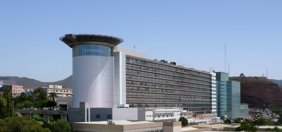 Fachada del Hospital Universitario de Canarias (HUC).
