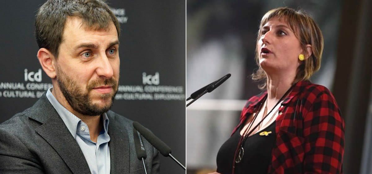 De izquierda a derecha: Toni Comín y Alba Vergés, últimos dos titulares de la Consejería de Salud de la Generalitat de Cataluña