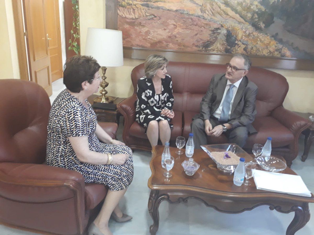 Reunión de Carcedo en Ceuta con Salvadora Mateos y Jesús Lopera Flores