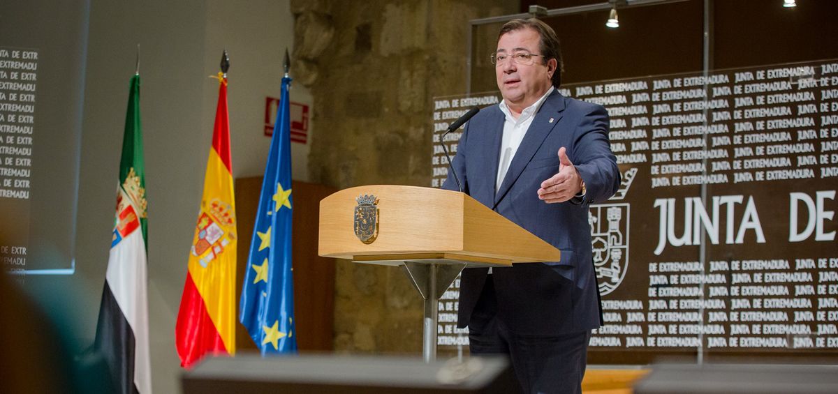 Guillermo Fernández Vara, presidente de la Junta de Extremadura / Foto: Gobierno de Extremadura