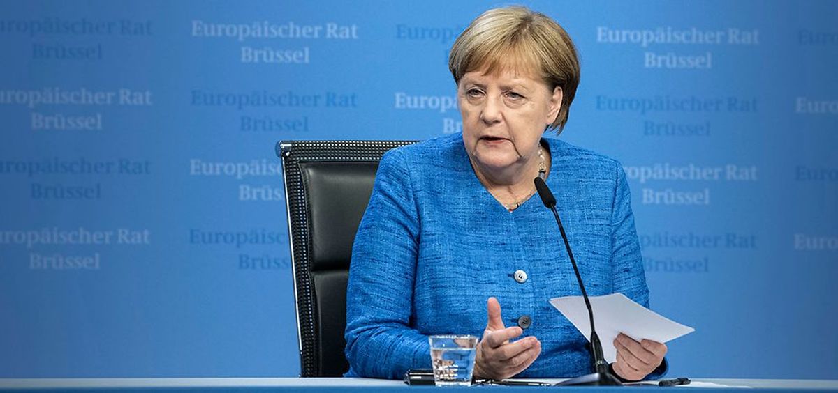 La canciller de Alemania, Angela Merkel, en rueda de prensa (Foto: Gobierno Federal de Alemania)