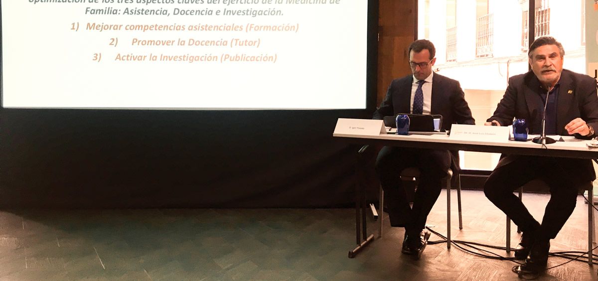 El doctor José Luis Llisterri, presidente de la Sociedad Española de Médicos de Atención Primaria, durante la inauguración de las III Jornadas Red de Investigadores Residentes (RIRES) | Foto: SEMERGEN