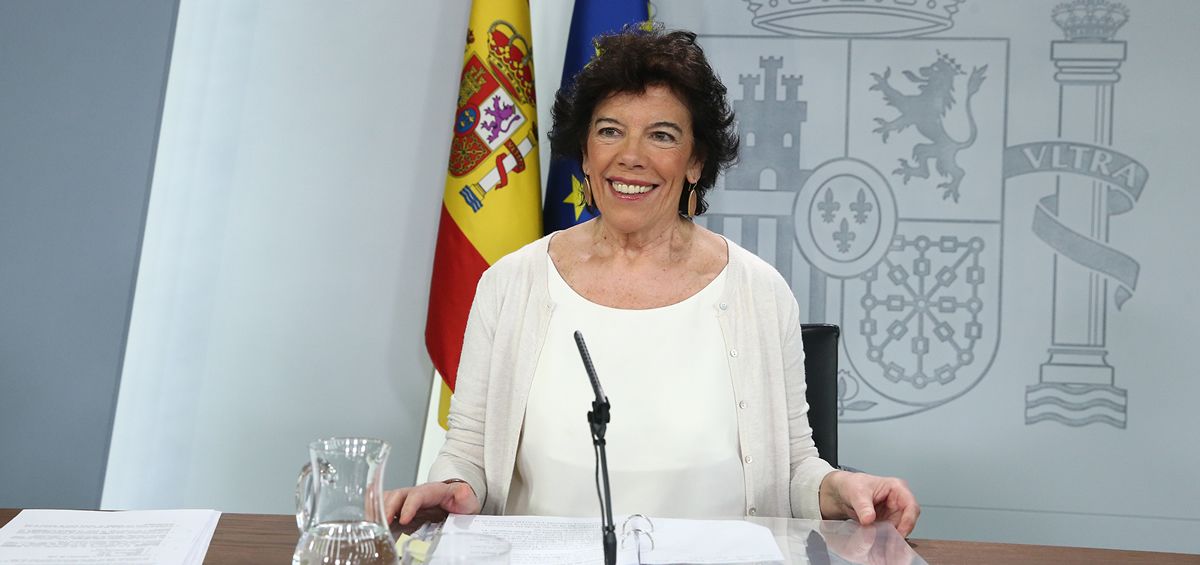 Isabel Celaá, portavoz del Gobierno en funciones (Foto: Pool Moncloa / Fernando Calvo)
